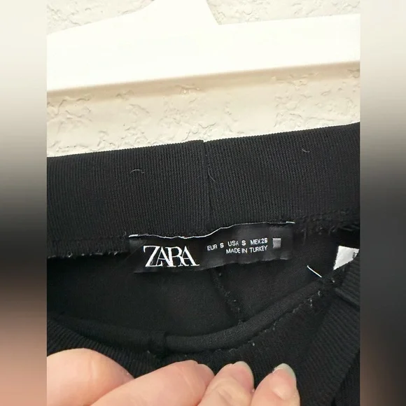Zara Slim Front Slit Pants Size S Quiet Luxury Office Siren - Picture 5 of 8
